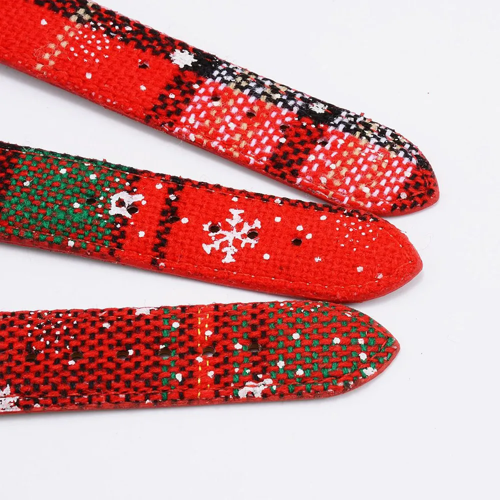 Новые часы женские рождественские Подвесные на каждый день пояс снежинки