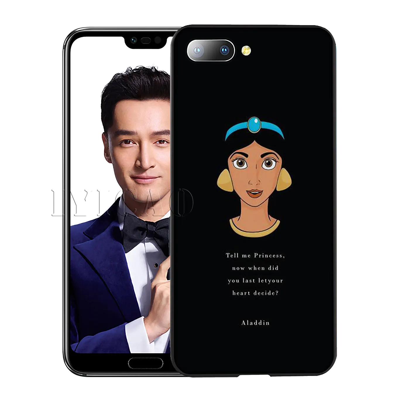 IYICAO Princess English letter sentences Newly Arrived Case for Huawei Y7 Y6 Prime Y9 2018 Honor 8C 8X 8 9 10 Lite 7C 7X 7A Pro |