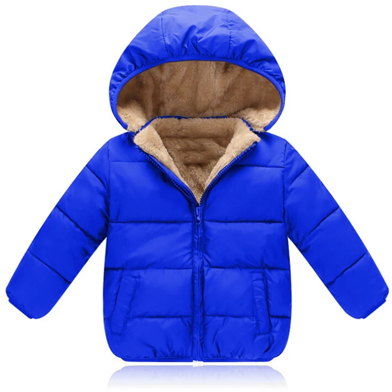 Толстые теплые берберские флисовые пальто Зимние куртки для маленьких мальчиков