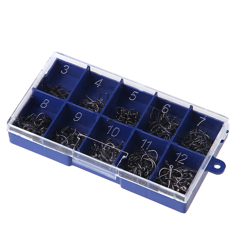FISH KING 400 шт. размер 3 12 # ISE искусственные рыболовные крючки для рыбалки Крючки