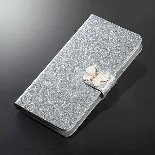 Silver butterfly Роскошный Популярный Модный чехол для samsung Galaxy J7() J710 J710F, чехол-книжка с бумажником, дизайнерский чехол для мобильного телефона - Цвет: Silver butterfly