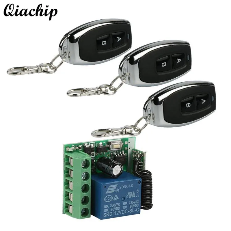 433 мГц Универсальный Беспроводной удаленного Управление переключатель DC 12 В 1CH RF