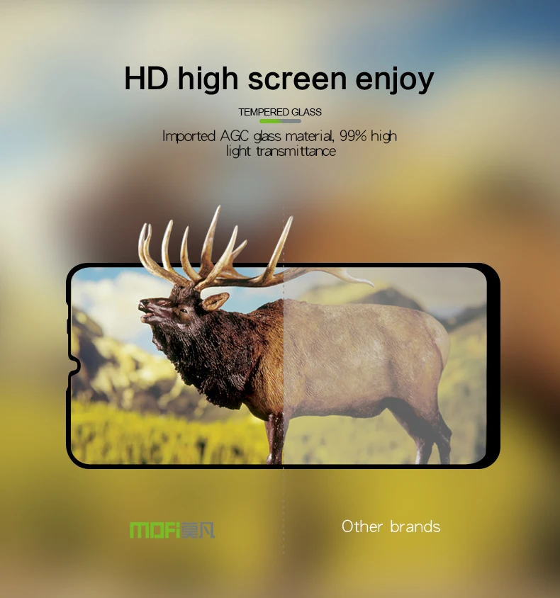 

Mofi For Huawei P30 Lite glass tempered screen protector full cover 3D curve protection glass film For Huawei Nova 4E Huawei P30