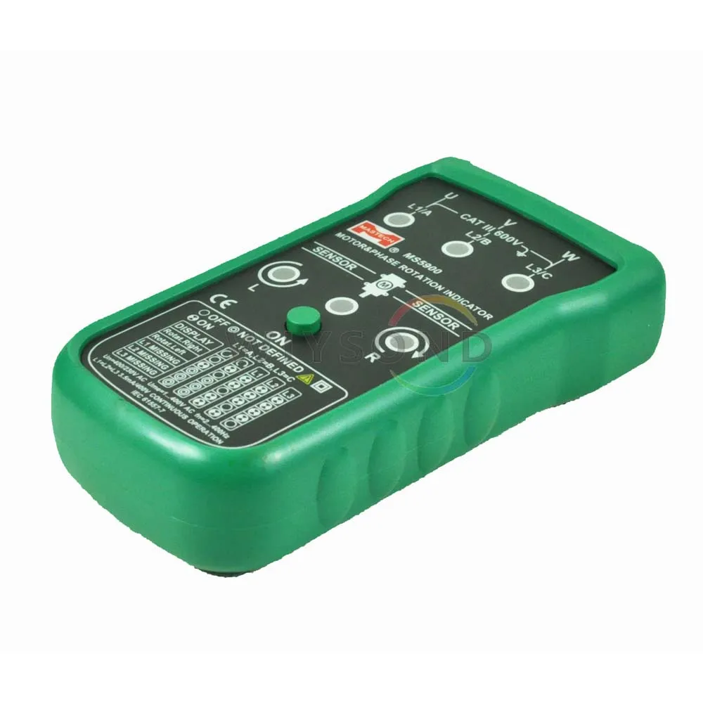 M036 СВЕТОДИОДНЫЙ поле Mastech MS5900 3 двигатель Индикатор чередования фаз метр тестер