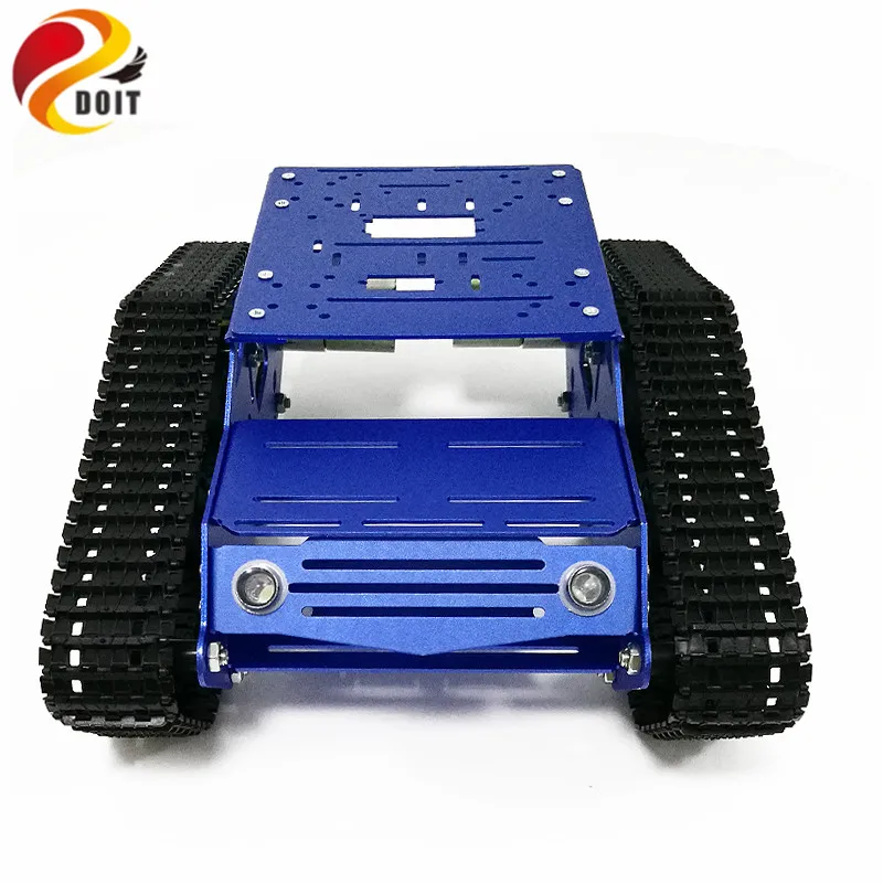 DOIT гусеничный корпус робота YP100 с рамой из алюминиевого сплава 12 В высокая