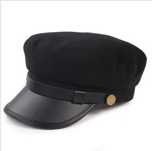 

chinese tunic cap navy cap Minguo student hat vintage chinese hat student cosplay accessories vintage black hat