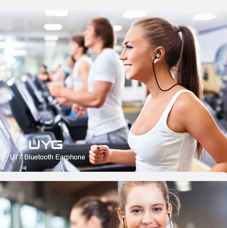 UYG наушники с громкой связью, Bluetooth, беспроводные наушники, Bluetooth спортивные наушники, музыкальные наушники, магнитная гарнитура