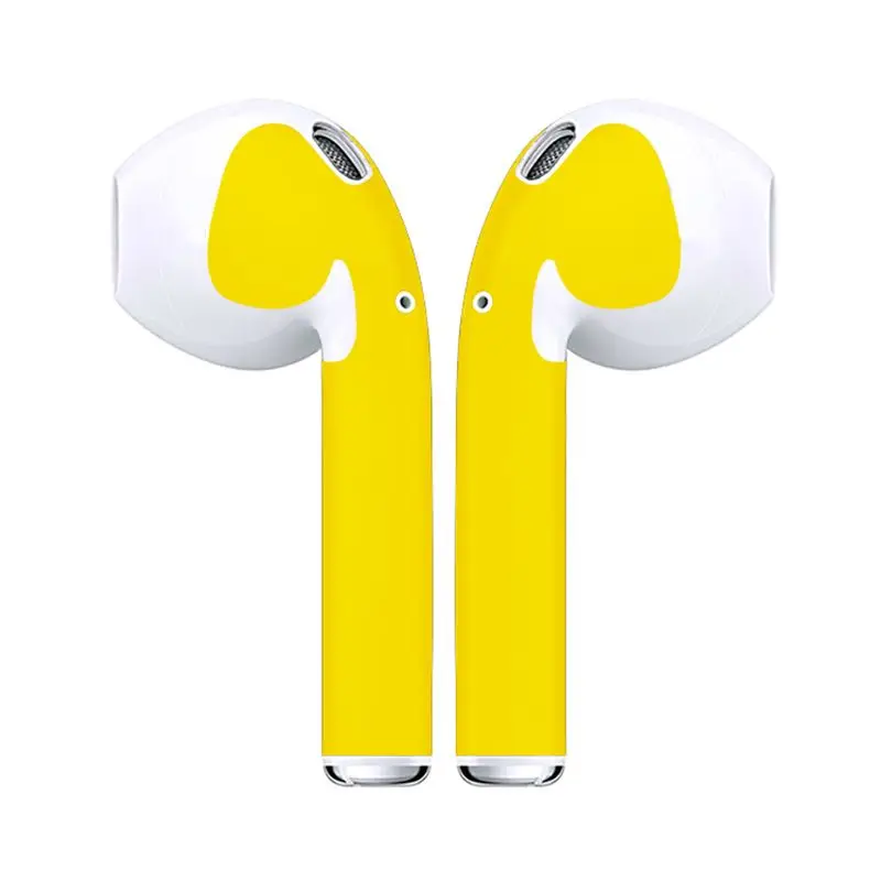 OOTDTY Прямая поставка тонкая наклейка для наушников Apple Airpods Air Pods стикер Аксессуары