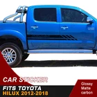 Подходит для TOYOTA HILUX revo vigo 2012 2013 2014 2015 2016 2017 hilux Автомобильная наклейка градиентная полоса кузова виниловые графические наклейки