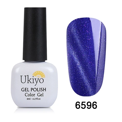 6596 Ukiyo 8 мл кошачий глаз УФ-гель для ногтей стемпинг для украшения ногтей DIY Nagellak магнитная палочка Лаки полуперманентный лак Гибридный лак - Цвет: 6596