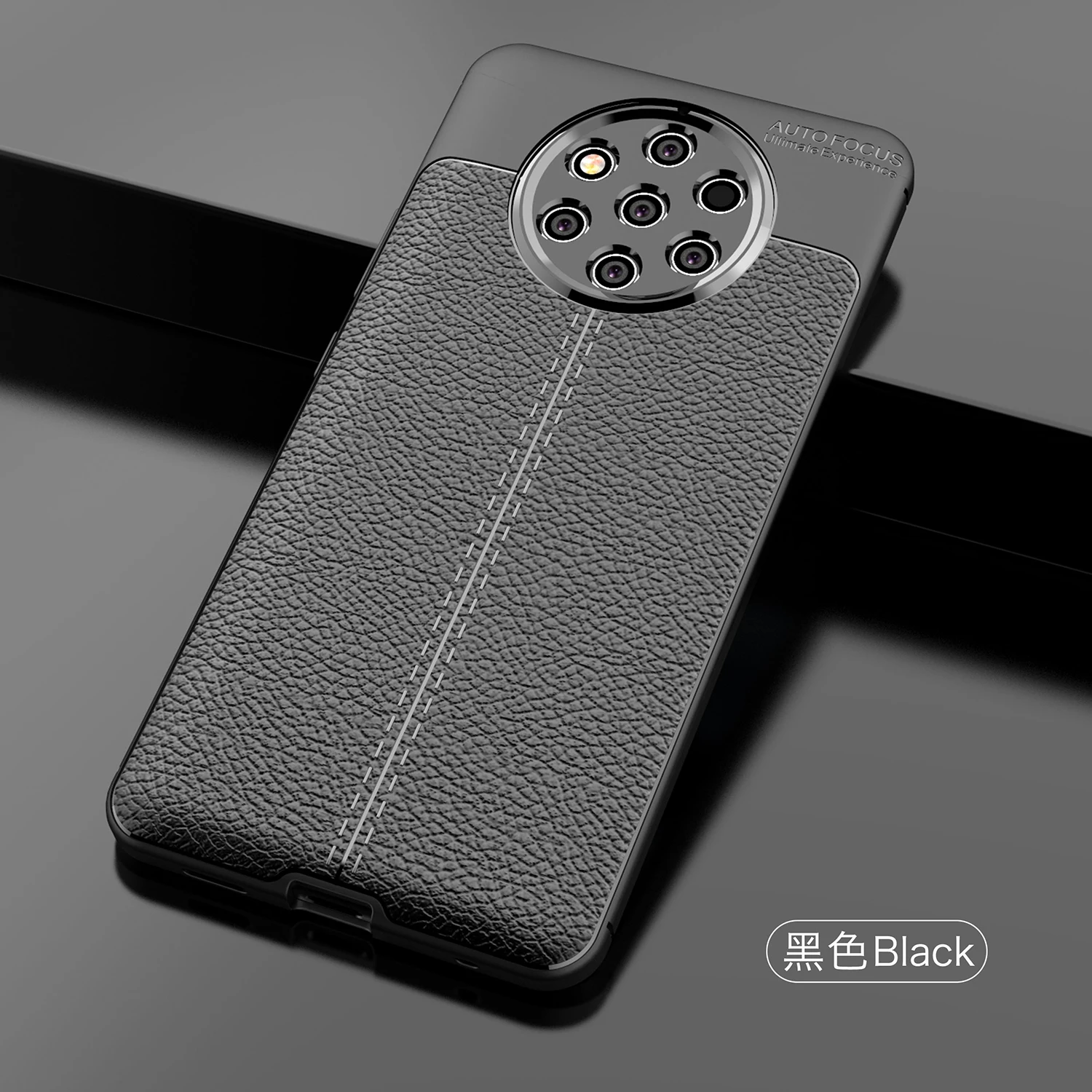 

Мягкий чехол из ТПУ Wolfsay для Nokia 9, чистый чехол с изображением TA-1094, кожаный силиконовый чехол с текстурой для Nokia 9 PureView, деловой чехол