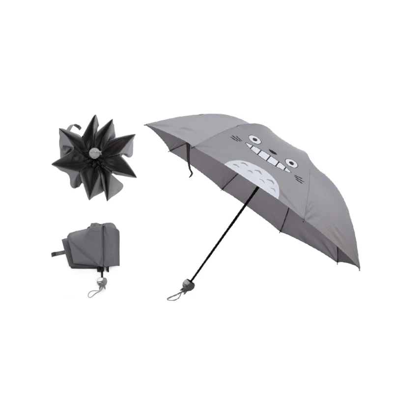 Милые детский зонт с анимационным принтом Медведь Кролик Тоторо злодей 3