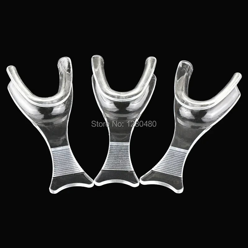

3 Pcs Dental Equipments Intraoral Transparent Cheek Retractor For Side Teeth Whitening Mouth Opener Dentist Materials