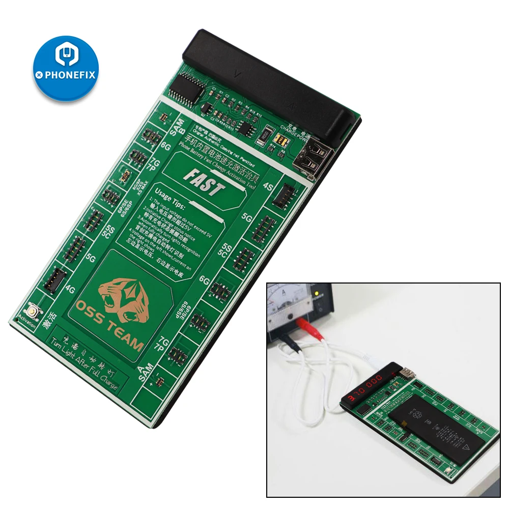 Инструмент для ремонта аккумулятора 2 в 1 плата быстрой зарядки и активации iPhone 5S 6