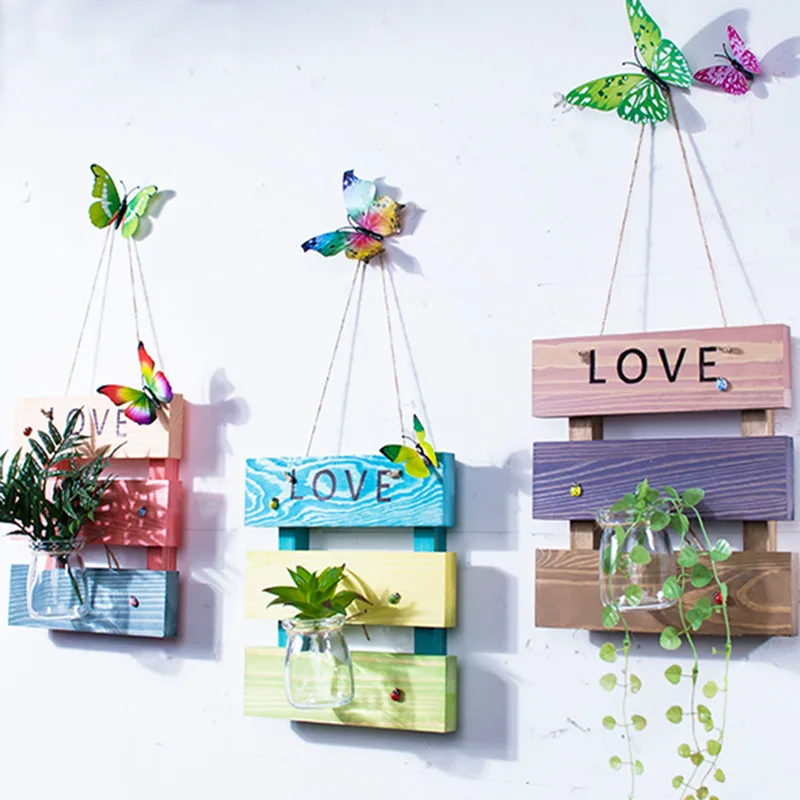 Настенные украшения Ваза настенные подвесные комбинации для дома гостиной ТВ