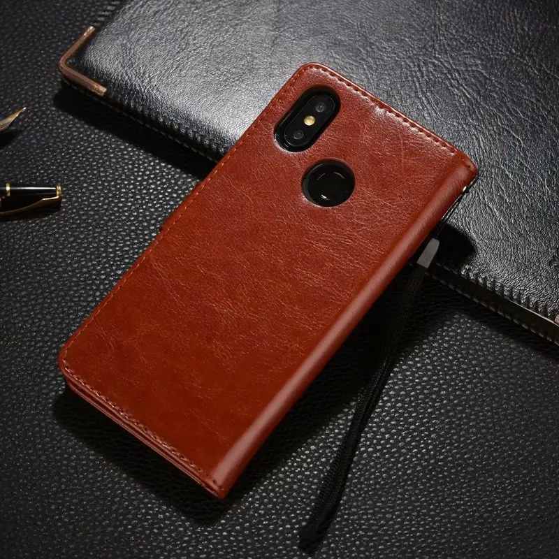 Чехол подставка кармашки для карт Кожаный флип бумажник чехол Xiaomi Mi 9 SE ультра