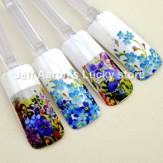 20 листов переводные наклейки для ногтей дизайна украшения инструменты укладки