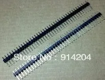 

10PCS 1x40pin 2.54mm breakable pin Male header