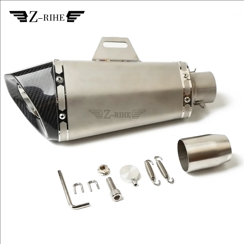 Выхлопная труба для мотоцикла Honda CBR600 F2 F3 F4 F4i CBR600RR ABS RC51 SP1 SP2 ST1300 Универсальные