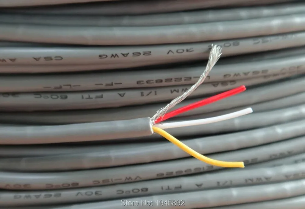 Многожильный контрольный кабель медный провод экранированный аудиокабель для