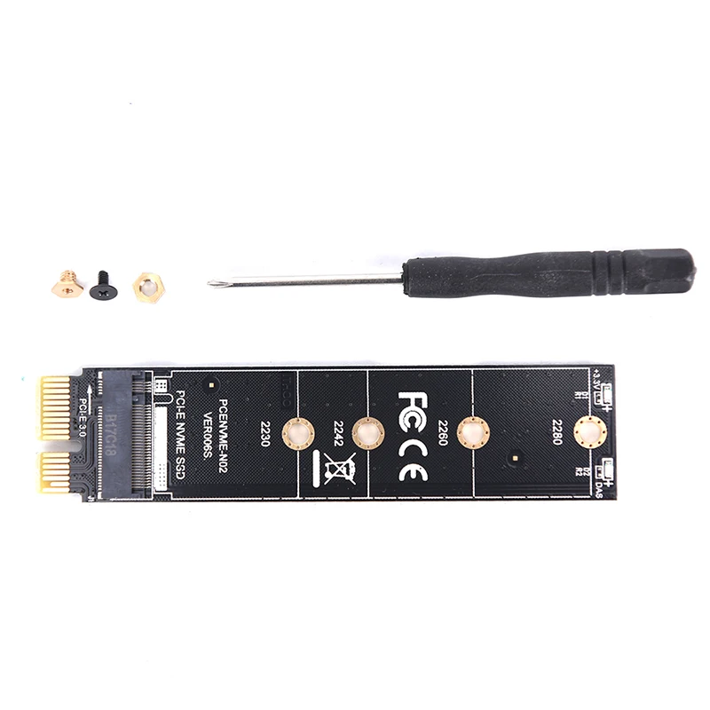 Адаптер PCIE-M2 NVMe SSD M2 PCIE X1 Raiser PCI-E PCI Express M Соединитель в форме ключа поддерживает 2230