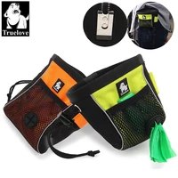 truelove portable travel dog snack treat bag reflective pet training clip on pouch bag easy storage belt bag poop bag dispenser
