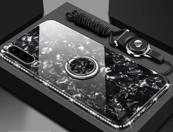 Для huawei p30/p30 pro nexury стеклянная задняя крышка, мягкие силиконовые края прочный армированный чехол для телефона для девочек чехол для смартфона