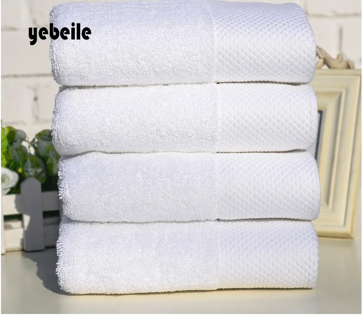 Yebeile stars отель хлопок белое банное полотенце толстое пляжное полотенце быстросохнущее мягкое высокоабсорбирующее антибактериальное Хлопковое полотенце