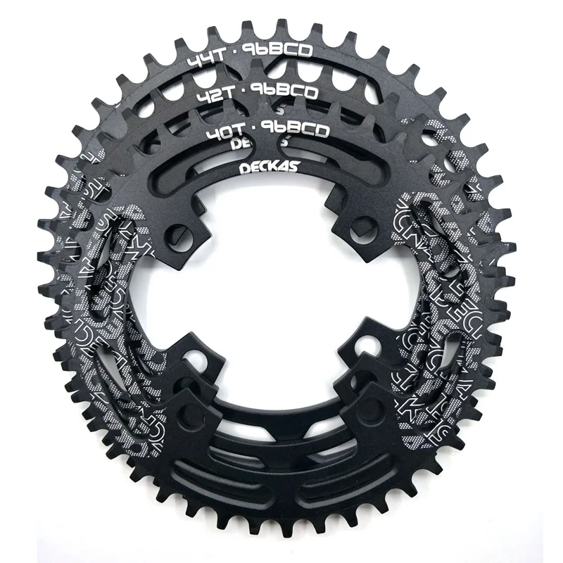 Deckas круглый BCD 96 мм 96bcd 40/42/44T MTB горный велосипед велосипедная Звездочка для shimano ALIVIO M4000 M4050 для DEORE M612 Кривошип