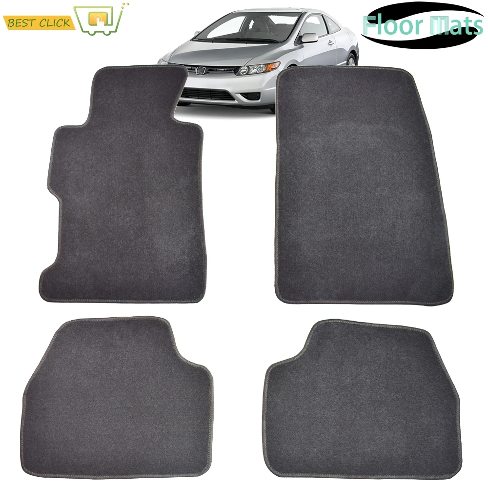 Пользовательские Коврики для Honda Civic MK8 2006-2011 водонепроницаемый ковер нейлоновый лайнер передний задний 2007 2008 2009 2010