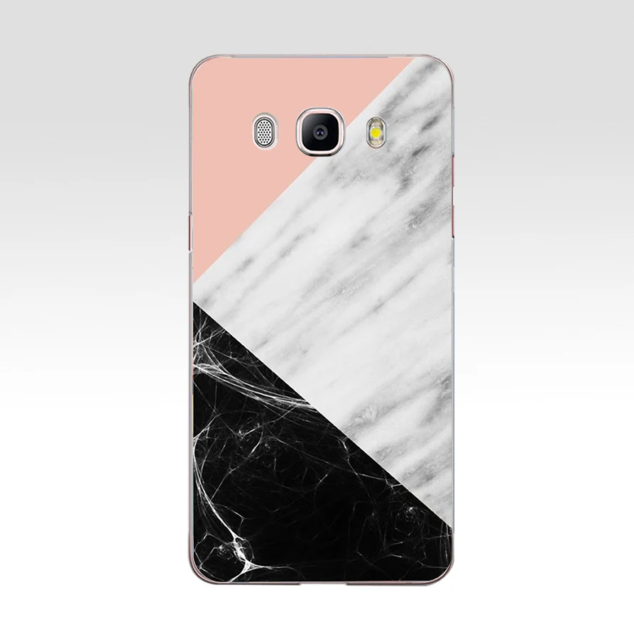 152FG геометрический мраморный Мягкий Силиконовый ТПУ чехол для телефона Samsung j3 j5 j7