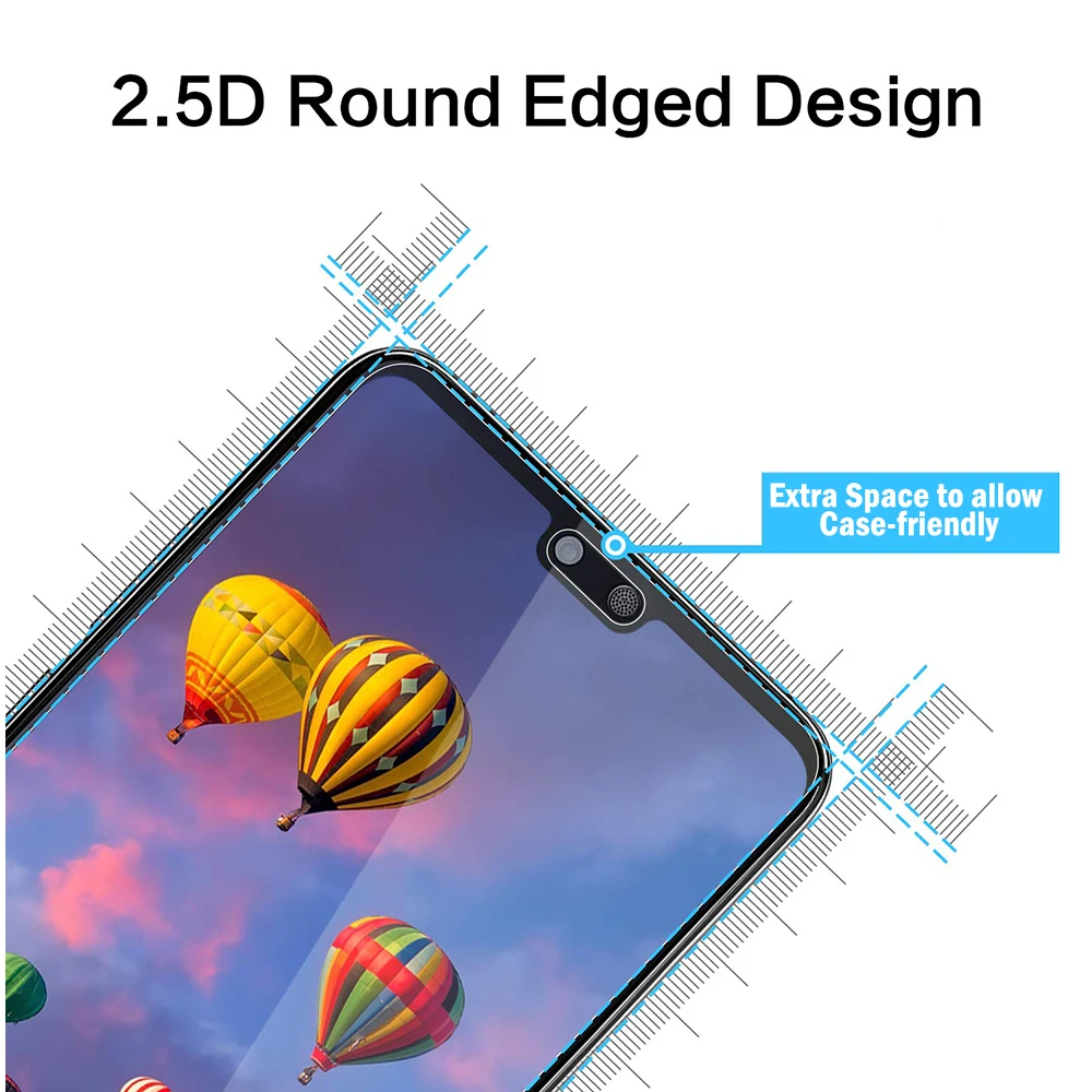 Стекло для huawei p20 защита экрана Закаленное стекло Защитная пленка huaway havei p9 p10 p 9 10 20 20p tremp huweip20 2.5D|Защитные