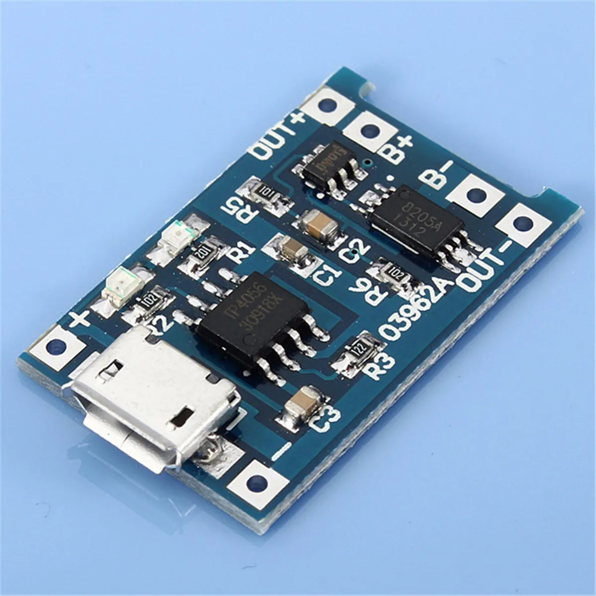 1 шт. зарядная плата для литиевой батареи 5 В А Micro USB 18650 модуль зарядного