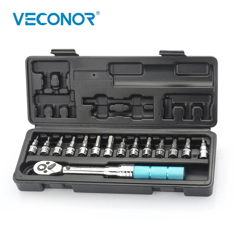 1/4 Inch 2-14N.m Preset Adjustable Torque Wrench Spanner Hand Tool For Bike Bicycle Repair