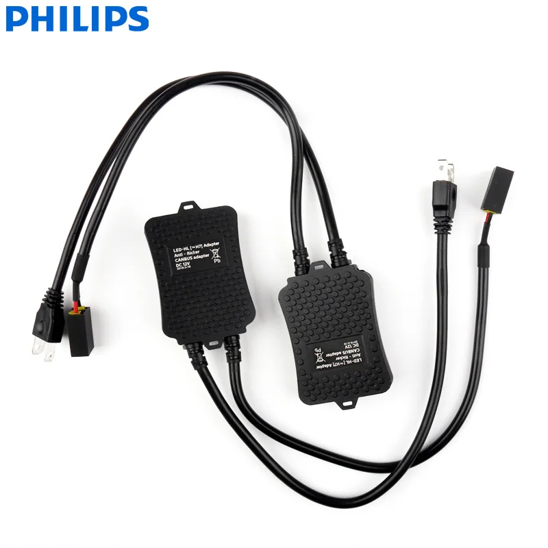 Philips LED CANbus H7 18952C2 Decoder LED Adaptor Error Cancel Remove Dashboard Warning Easy Install(Twin
