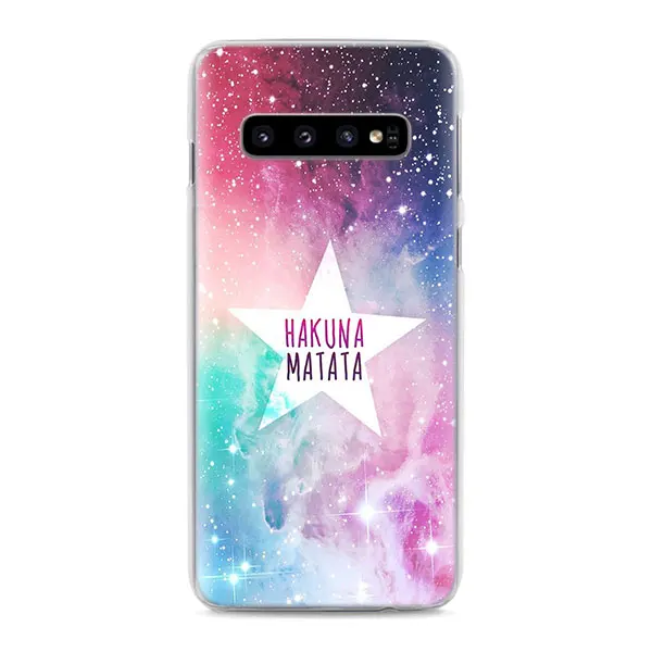 13 Король Лев Hakuna Matata чехол для телефона s для samsung Galaxy S10e S10 S8 S9 Plus M10 M20 M30 A50 S6 S7 Edge жесткий чехол - Цвет: 13