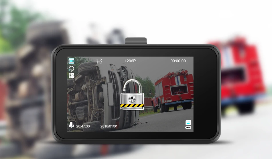 Ruccess H500 Видеорегистраторы для автомобилей Двойной объектив Dash Cam Камера Full HD 1080P ips 3 дюймовый монитор парковки видео Регистраторы регистратор DVRs