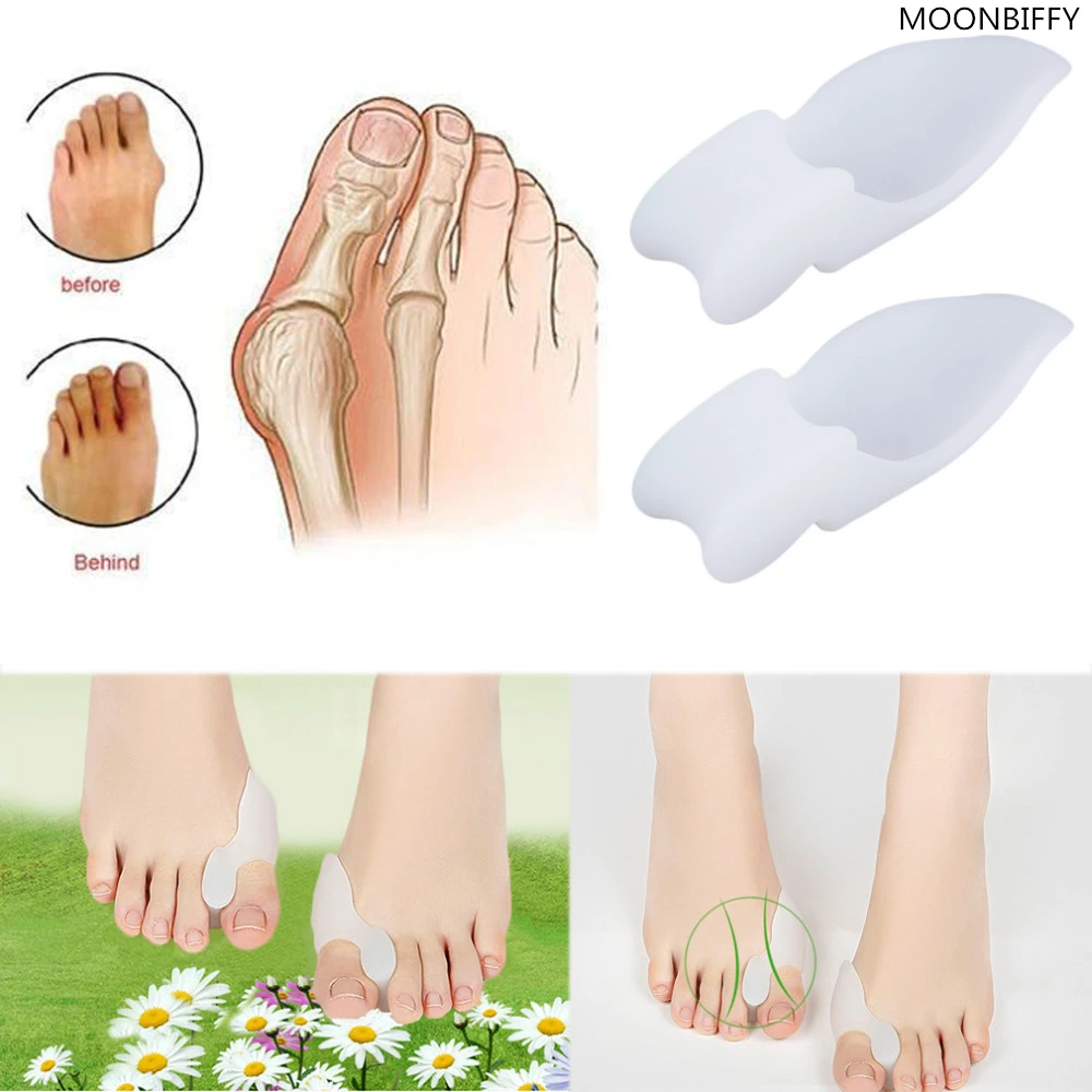 Hallux Valgus Orthosis Toe Separators Pain Relieve Feet Care Soft Silicone Shoe Pad HSF19 | Обувь