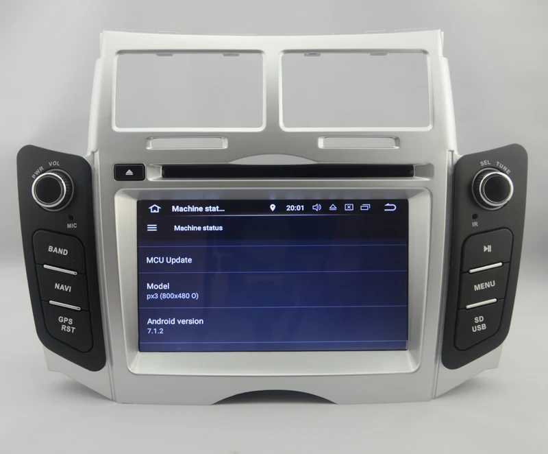 Восьмиядерный IPS экран Android 9 0 автомобильный DVD GPS радио навигация для Toyota Yaris Vitz Belta