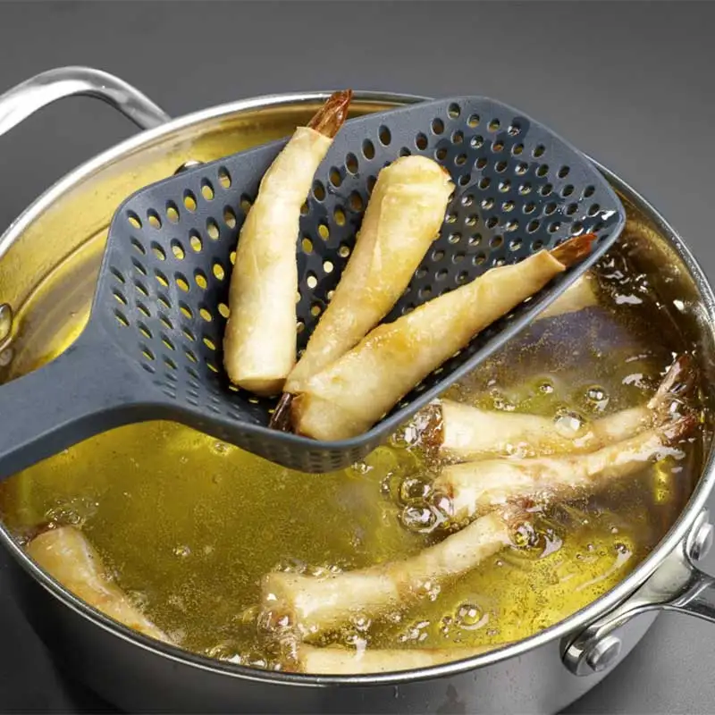 1 шт. пластиковый кухонный инструмент для рыбалки дуршлаг фильтр портативная