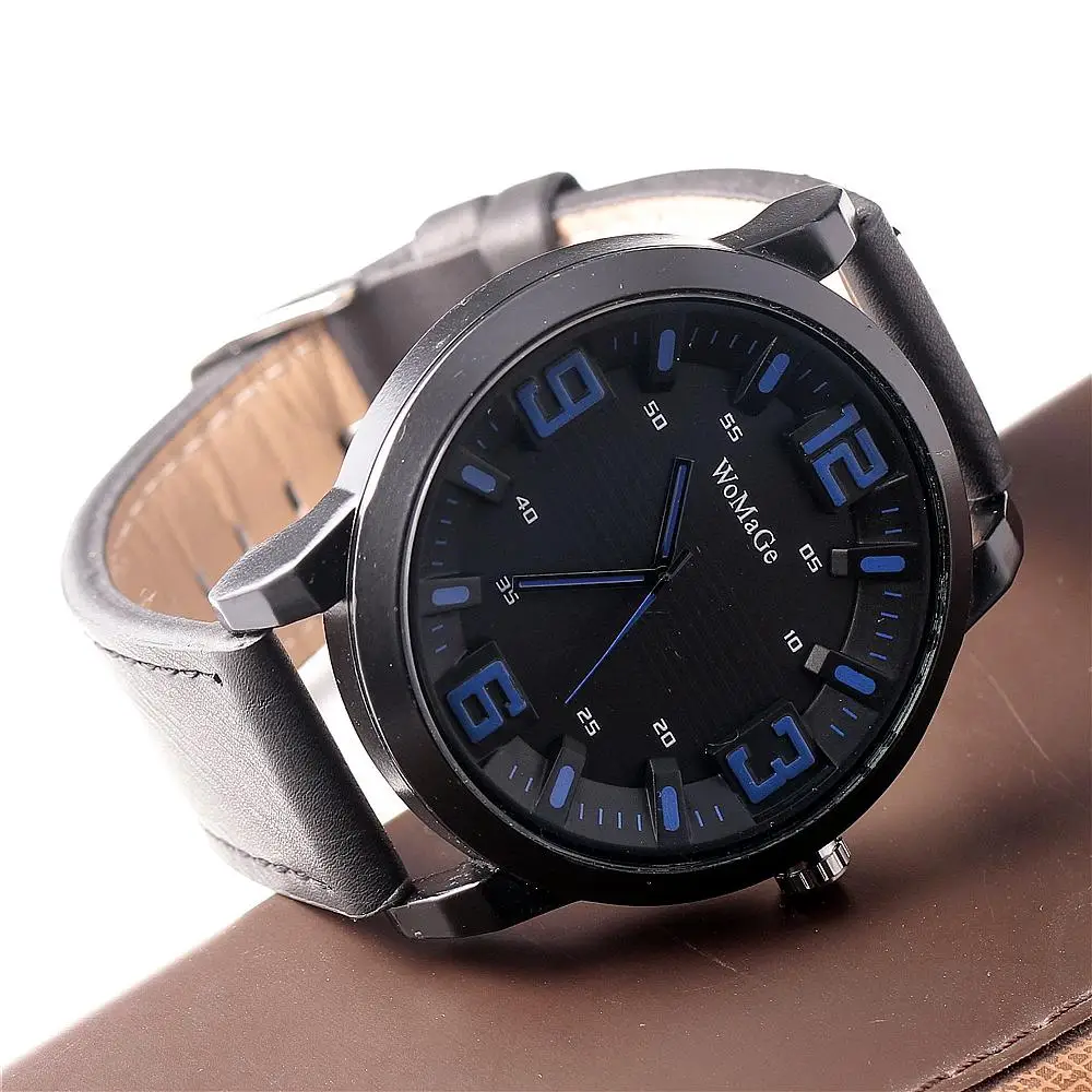 Часы наручные WEESKY Мужские кварцевые деловые брендовые Роскошные спортивные