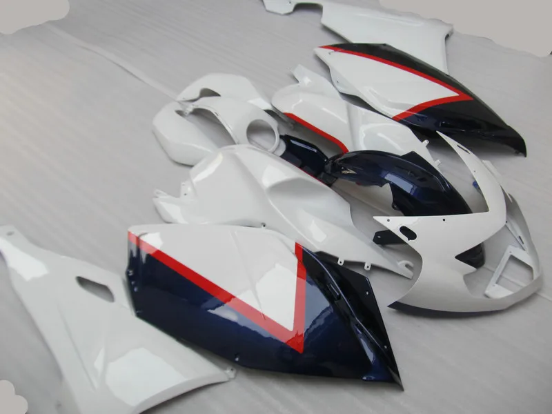 Top-Quality Motorcycle Fairing kit for K1200S 05 06 07 08 K1200 S 2005 2006 2007 2008 ABS White blue Fairings set+Gifts BA02 | Автомобили