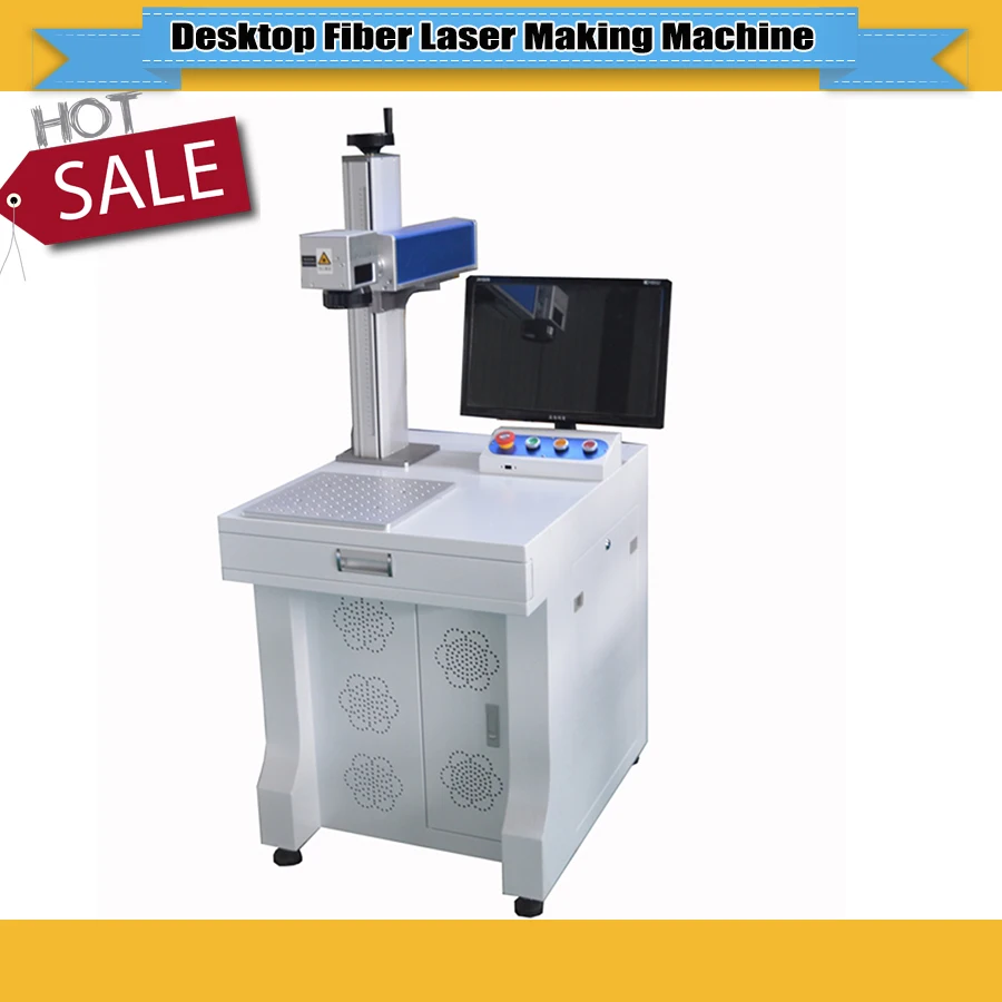 20 Вт 30 портативная мини волоконная лазерная маркировочная машина высокое