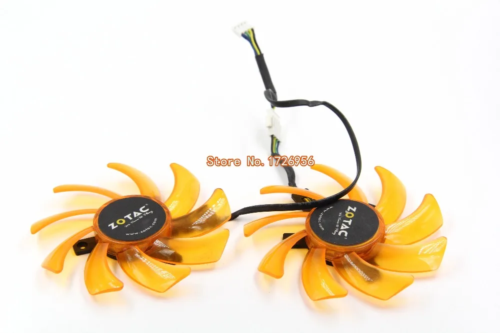 2 шт./лот для Firstd FD7010H12S 12 В 0 35 А 85 мм ZOTAC GeForce GTX 760 770 дисплей вентилятор 4Pin |