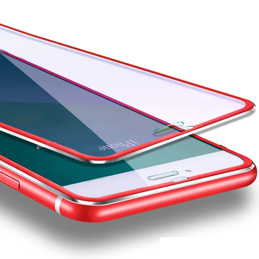 RED Edge 9H HD изогнутая Защитная стеклянная пленка для экрана iPhone 7 и 7Plus|screen protector|edge