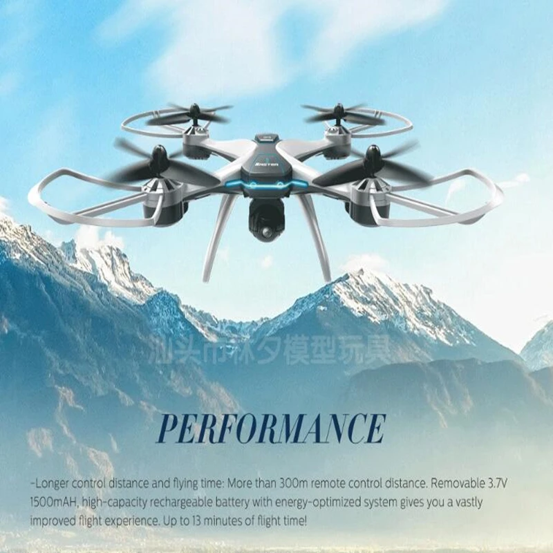 2018 Новый Wifi FPV GPS позиционирование следуй за мной Дрон вертолет 1080P HD камера RC