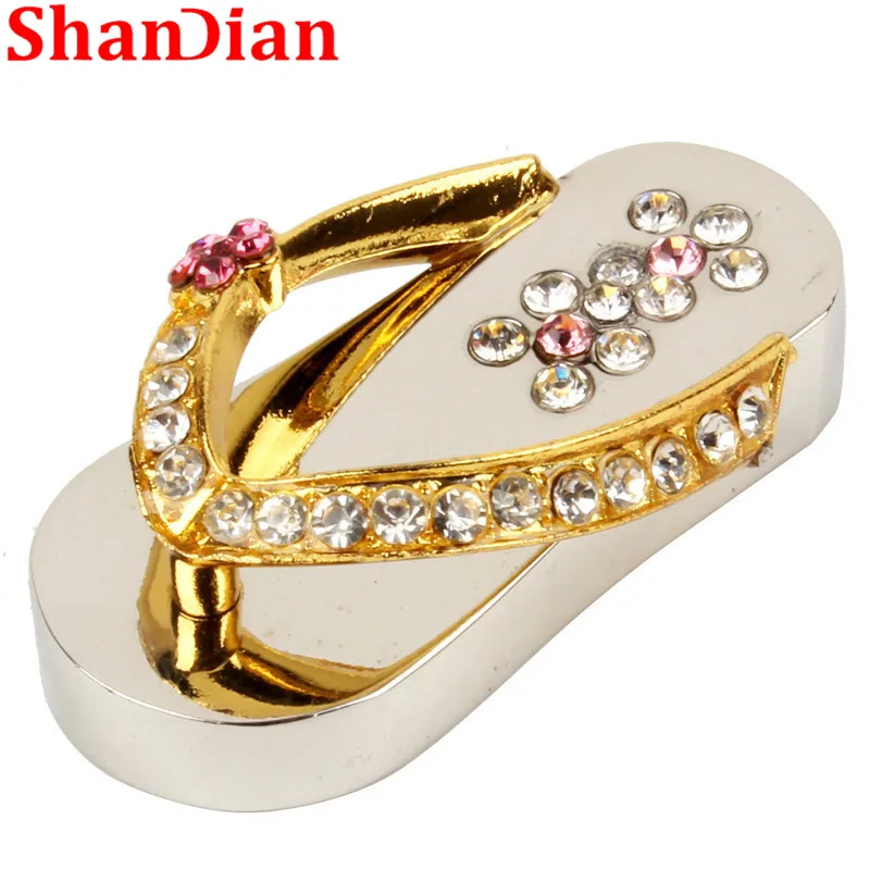 SHANDIAN 8 ГБ 32 ГБ Usb Flash Memoy Stick Usb Flash Drive 16 Гб Ювелирная обувь Флешка 64 ГБ 4 ГБ Флешка-ожерелье подарок водонепроницаемый