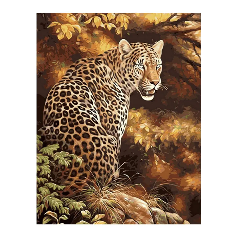 

5D DIY square round Diamond Painting Cheetah elephant Cross Stitch Diamond Embroidery Pattern Rhinestone Home Decor J0285
