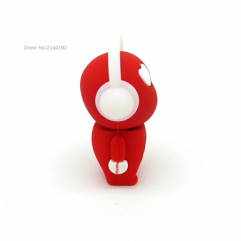 С рисунком из мультфильма любящее сердце музыка человек USB флеш накопитель красный 4 ГБ 8 оперативной памяти