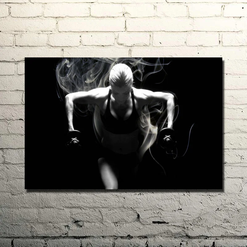 Мотивационная для бодибилдинга Цитата арт шелка печати плакатов 13x20 24x36 дюймов